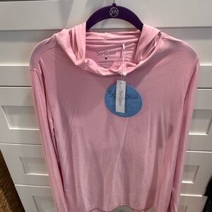 SanSoleil Women's Pink Hoodie Sweatshirt